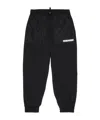 Dsquared2 Kids Logo Printed Drawstring Pants In Black