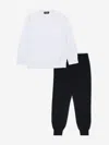 Dsquared2 Kids Logo Pyjama Set In White