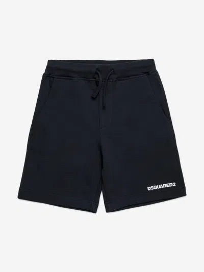 Dsquared2 Kids Logo Shorts In Black