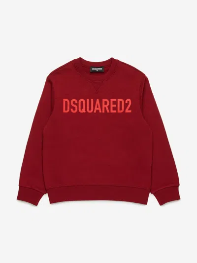 Dsquared2 Kids Logo Sweatshirt In Red