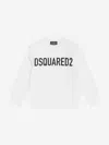 Dsquared2 Logo-print Cotton Sweatshirt In White
