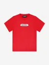 Dsquared2 Logo-print Cotton T-shirt In Red