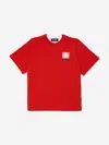 Dsquared2 Kids Logo T-shirt In Red