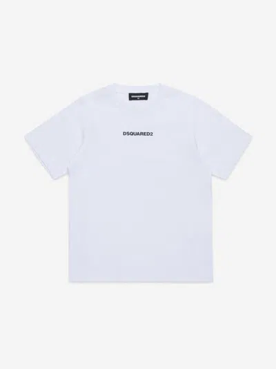 Dsquared2 Kids Logo T-shirt In White