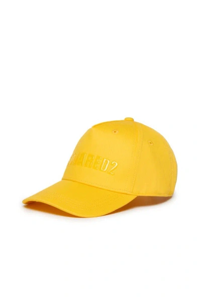 Dsquared2 Kids Logo In Yellow