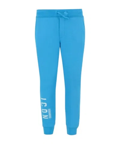 Dsquared2 Kids Logo-printed Drawstring Track Pants In Blue