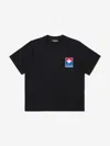 Dsquared2 Kids Maple Leaf Logo T-shirt In Black