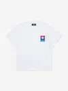 Dsquared2 Kids Maple Leaf Logo T-shirt In White