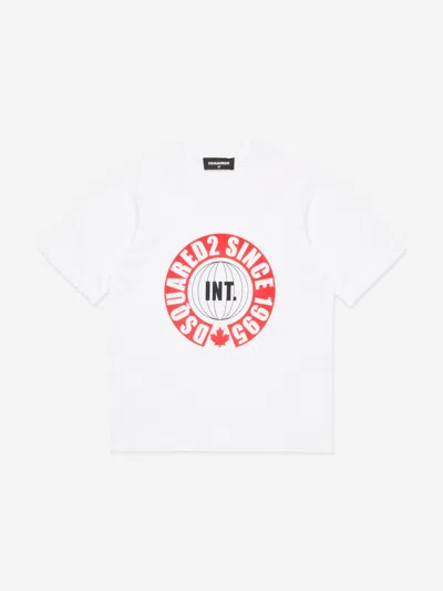 DSQUARED2 DSQUARED2 KIDS SLOUCH FIT LOGO T-SHIRT