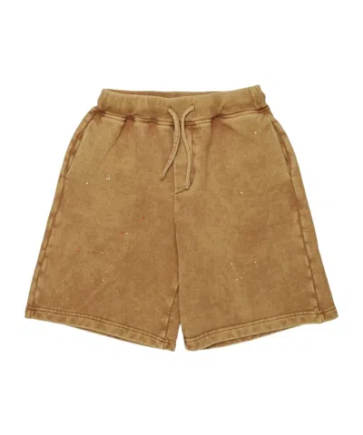 DSQUARED2 DSQUARED2 KIDS SPRAYED EFFECT DRAWSTRING SHORTS