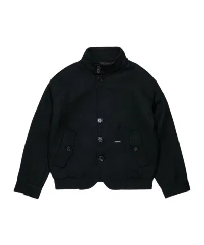 DSQUARED2 DSQUARED2 KIDS STAND COLLAR BUTTON JACKET