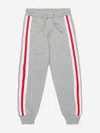 Dsquared2 Logo-embroidered Cotton Track Pants In Grey