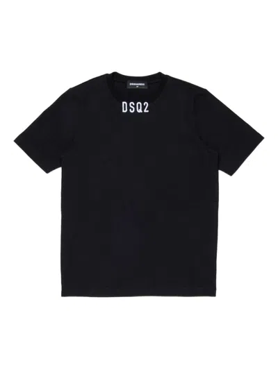 Dsquared2 Kids T-shirt With Logo In Black