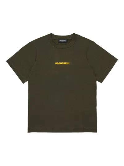 Dsquared2 Kids T-shirt With Logo In Green