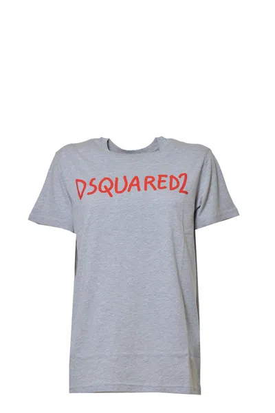 Dsquared2 Kids T Shirts And Polos In Gray