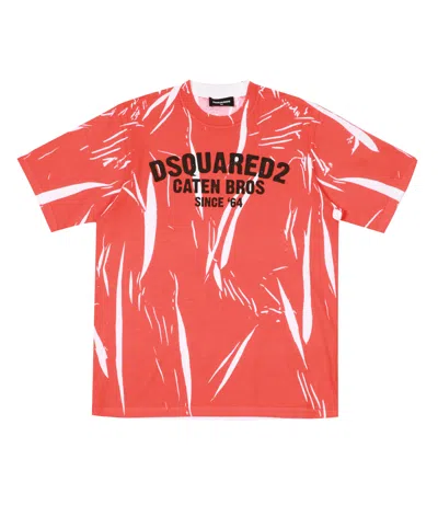 Dsquared2 Kids T Shirts And Polos Red