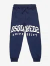 Dsquared2 Logo-print Track Pants In Blue