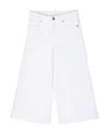Dsquared2 Wide-leg Cotton Trousers In White