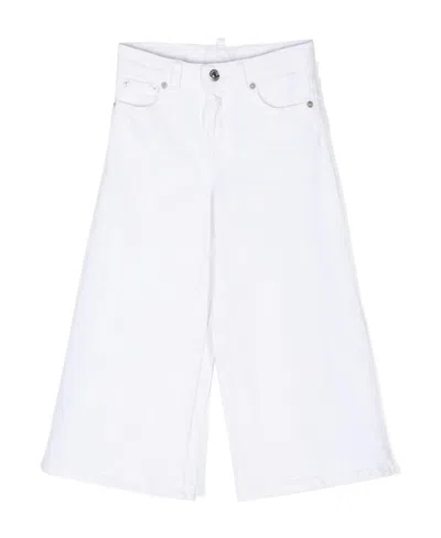 DSQUARED2 DSQUARED2 KIDS WIDE-LEG STRETCHED TROUSERS