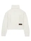 Dsquared2 Logo-patch Roll-neck Jumper In White