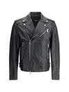 Dsquared2 Kiodo Leather Jacket In Black