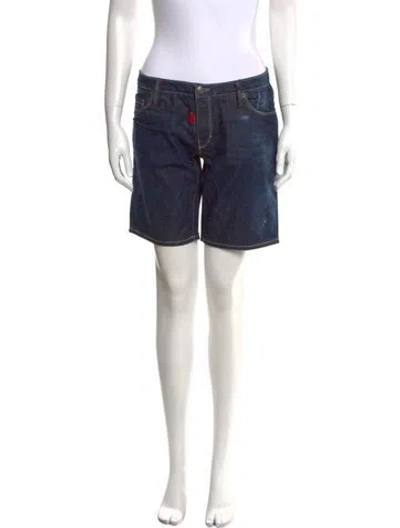 Pre-owned Dsquared2 Knee-length Shorts In Blue