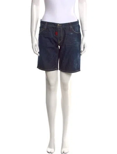 Pre-owned Dsquared2 Knee-length Shorts In Blue
