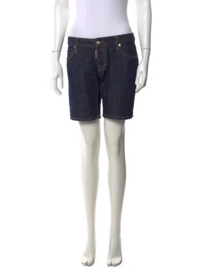 Pre-owned Dsquared2 Knee-length Shorts In Blue