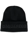 Dsquared2 Knit Folded Cuff Wool Beanie