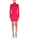 Dsquared2 Woman Short Dress Fuchsia Size L Virgin Wool