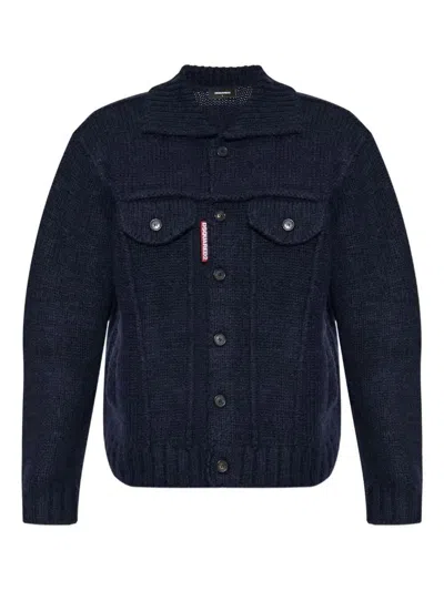 DSQUARED2 DSQUARED2 KNIT JEAN JACKET CLOTHING