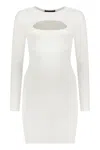 Dsquared2 Ribbed Dress In White