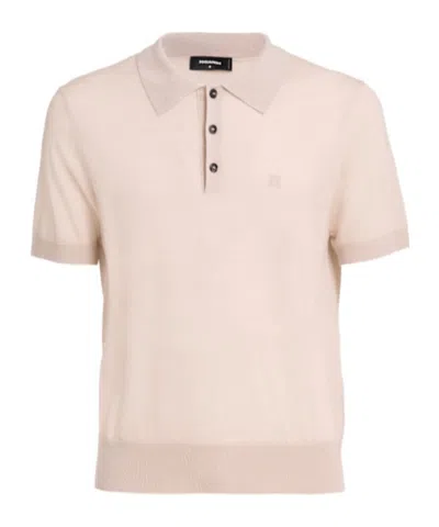 Dsquared2 Knit Polo -  In Pink
