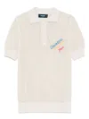 Dsquared2 Knit Polo In Neutrals