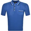 Dsquared2 Knit Polo T Shirt Blue In Blue