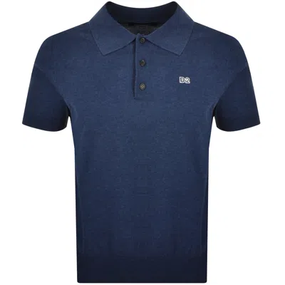 Dsquared2 Knit Polo T Shirt Navy
