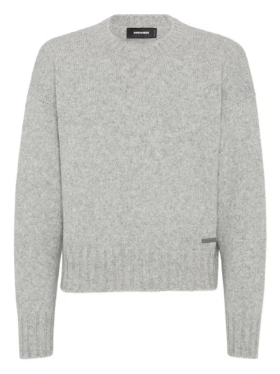 Dsquared2 Knit Sweater In Gray