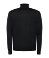 Dsquared2 Knit Wool Turtleneck In Black