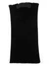 Dsquared2 Knitted Balaclava In Black