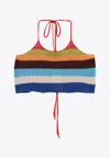 Dsquared2 Knitted Halterneck Cropped Top