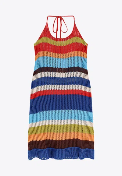 Dsquared2 Knitted Halterneck Mini Dress