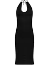 Dsquared2 Knitted Midi Dress In Black