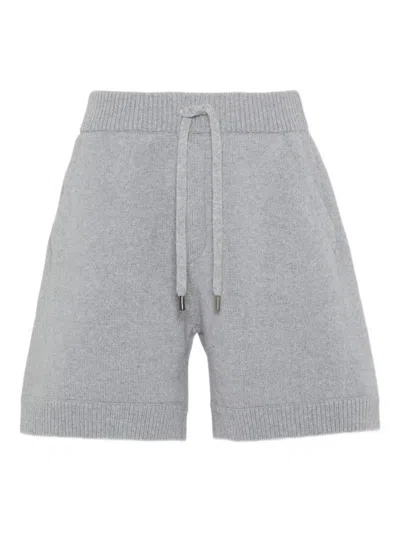 Dsquared2 Knitted Track Shorts In Gray