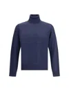 Dsquared2 Virgin Wool Turtleneck Sweater In Blue