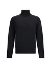 Dsquared2 Wool Turtleneck Sweater Sweaters And Cardigans Black In Black