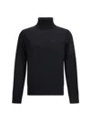 Dsquared2 Wool Turtleneck Sweater Sweaters And Cardigans Black In Black