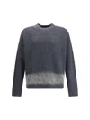 Dsquared2 Men Ribbed Wool Sweater In Black