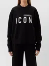 Dsquared2 Knitwear Crew Neck Long Sleeves In Black