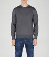 Dsquared2 Virgin Wool Sweater In Grey Melange