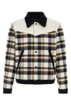 Dsquared2 Dsquared Embroidered Flannel Western Bomber Jacket In Multi